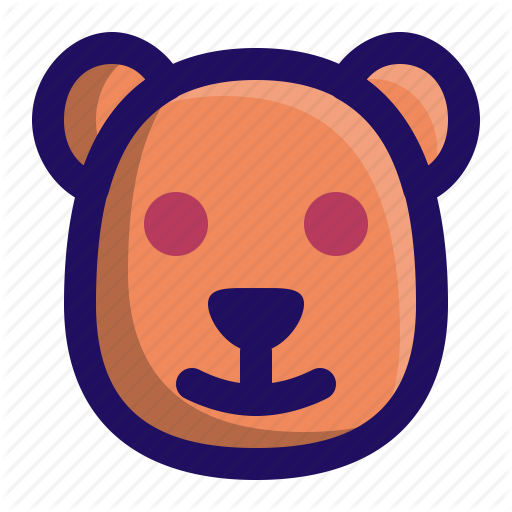 Animal, Bear, Grizzly, Head, Polar, Wild Icon
