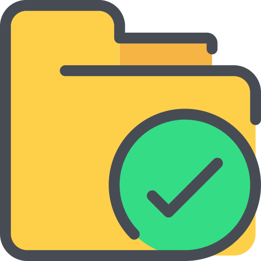 Check, Document, File, Folder Icon