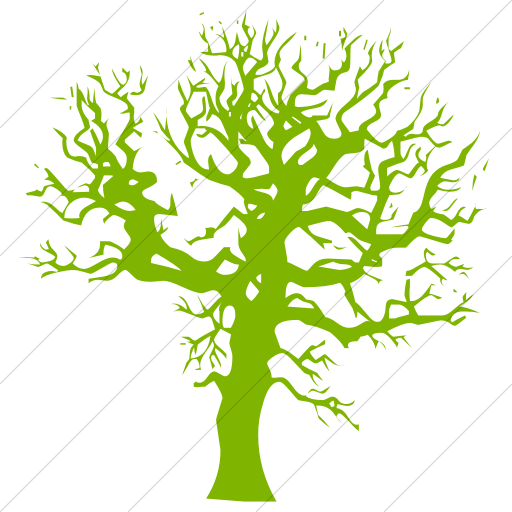 Simple Green Classica Autumn Winter Tree Icon