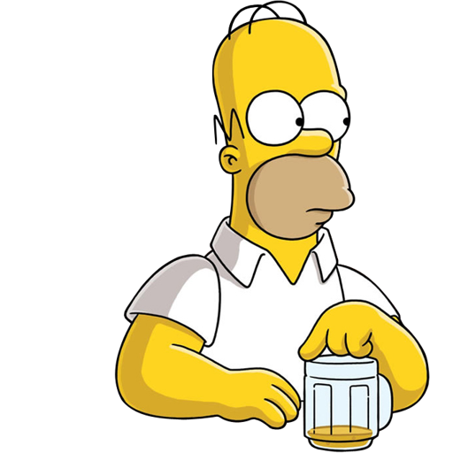 Beer, Homer, Simpson Icon