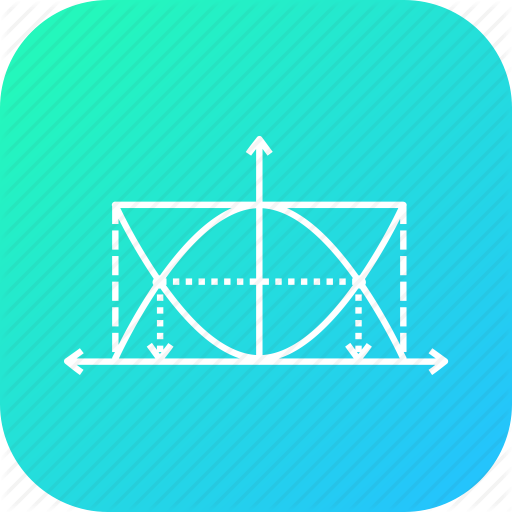 Centre, Cosie, Graph, Negative, Positive, Sine, Wave Icon