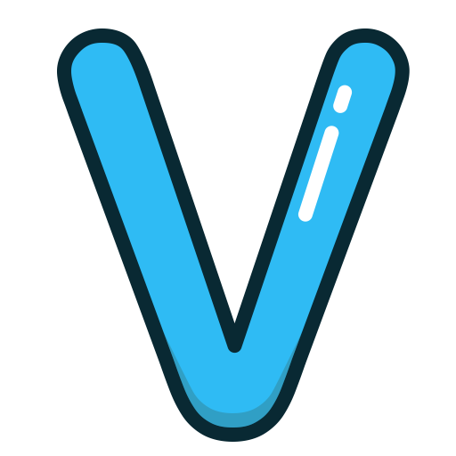 V, Player, Social, Network, Media, Vimeo Icon