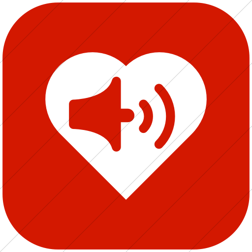 Flat Rounded Square White On Red Iconathon Adopt