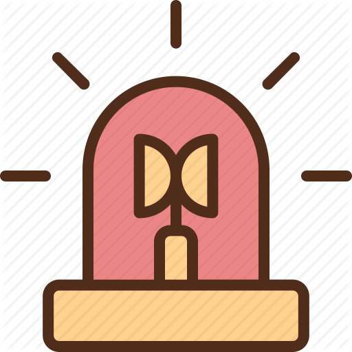 Police, Protection, Security, Siren Icon