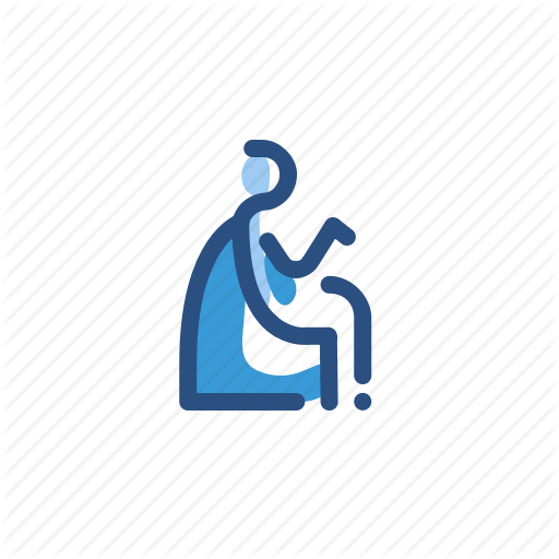 Man, People, Sit, Sitting Icon