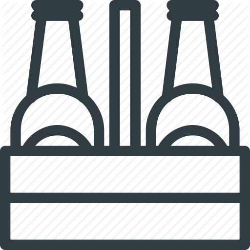 Beer, Bottle, Pack, Package, Six, Stack Icon