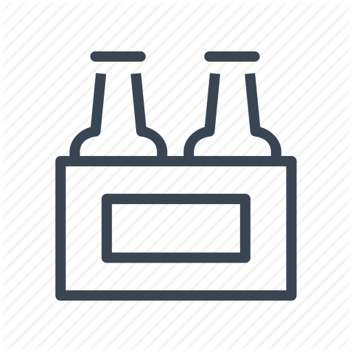 Beer, Bottle, Pack, Six Icon