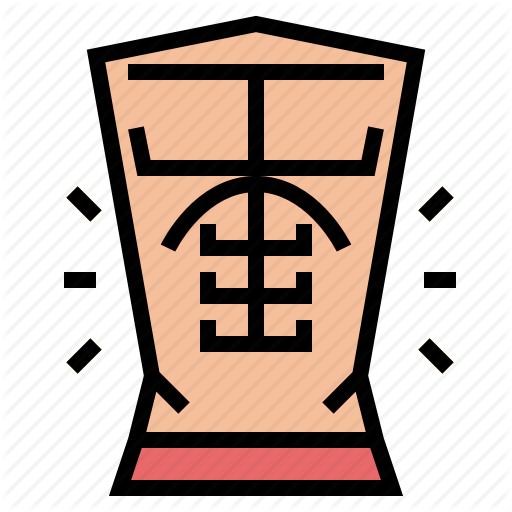 Muscle, Pack, Six, Strong Icon