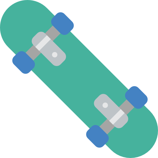 Skateboard Icon Leisure Smashicons