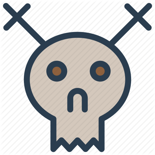Horror, Scary, Scull, Skeleton Icon