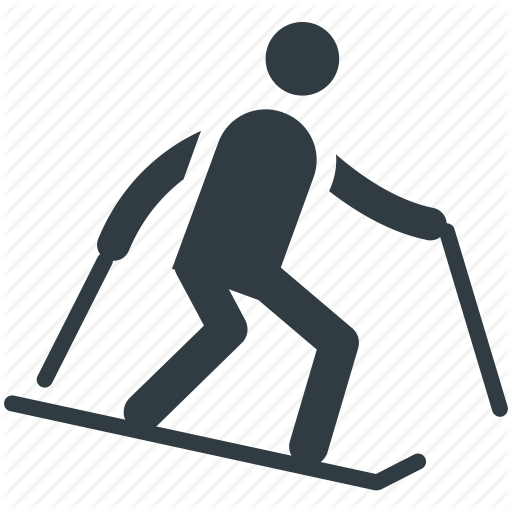Adventure Sports, Ski Sticks, Skiing, Sports, Winter Sports Icon