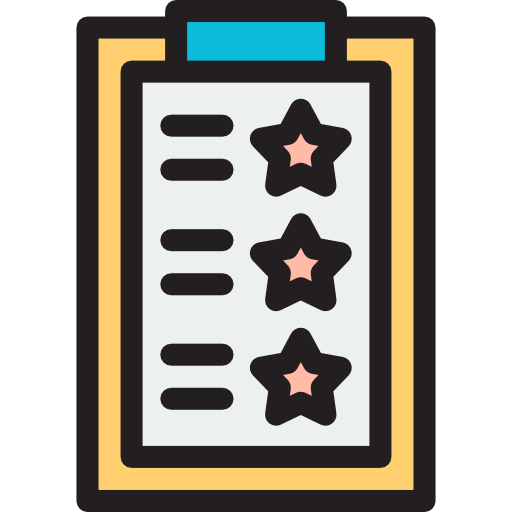 Notepad, Rating, Skills, Seo And Web Icon