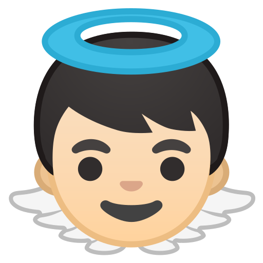 Baby, Angel, Light, Skin, Tone Icon Free Of Noto Emoji People