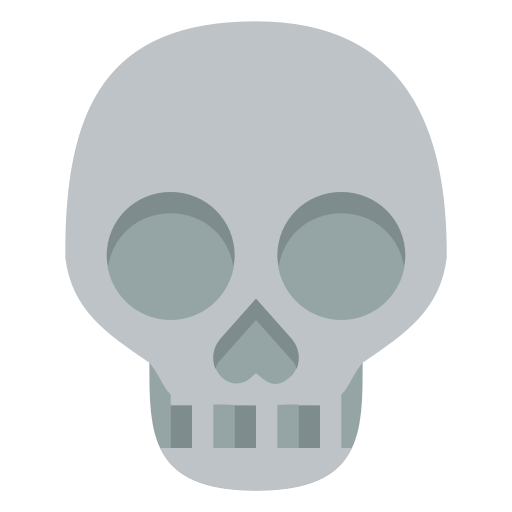 Skull Icon Small Flat Iconset Paomedia