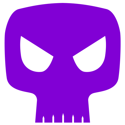 Cropped Skull Icon