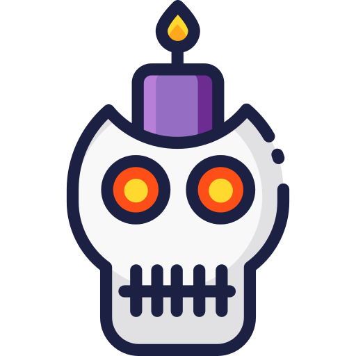 Candle Skull Png Icon