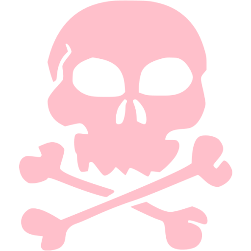Pink Skull Icon