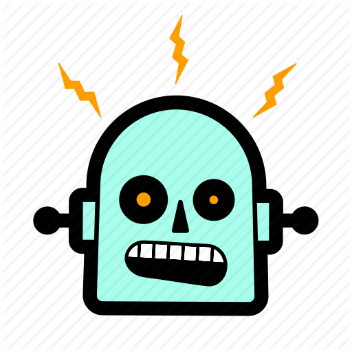 Android, Cyborg, Future, Haywire, Robot Icon