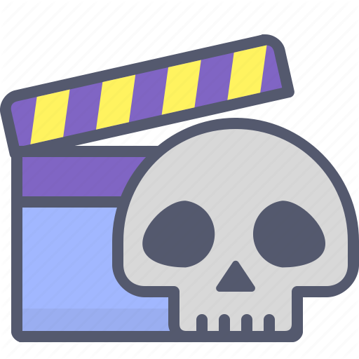 Dead, Error, Film, Movie, Record, Scene, Skull Icon