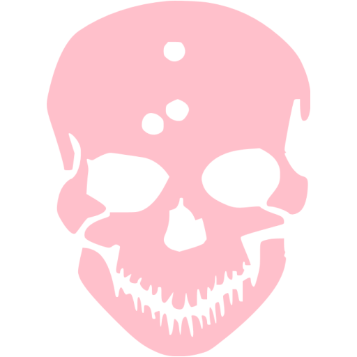 Pink Skull Icon
