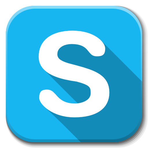 Apps Skype B Icon Flatwoken Iconset Alecive