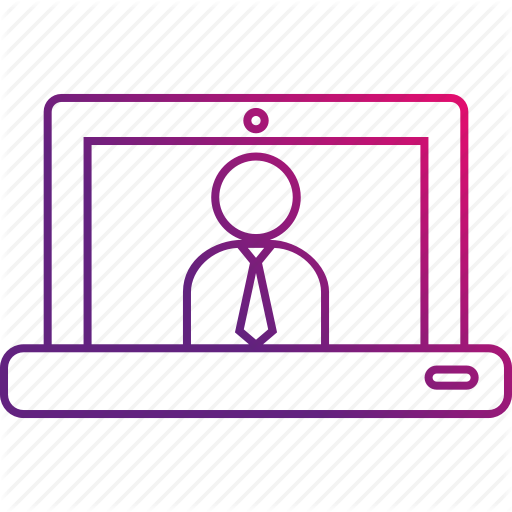 Call, Chat, Laptop, Notebook, Skype, Video Icon