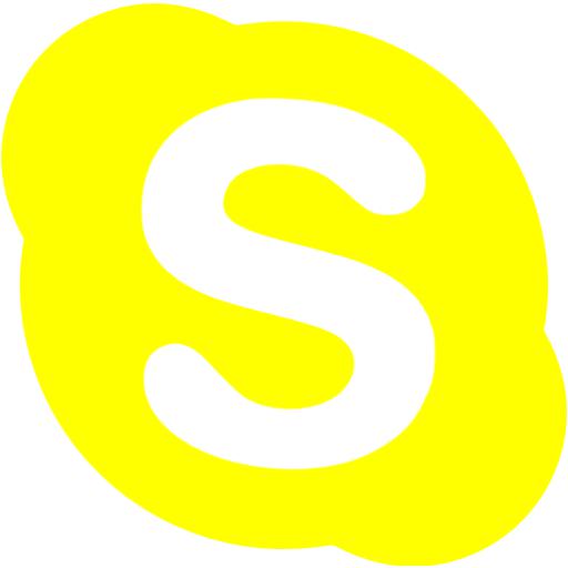 Yellow Skype Icon