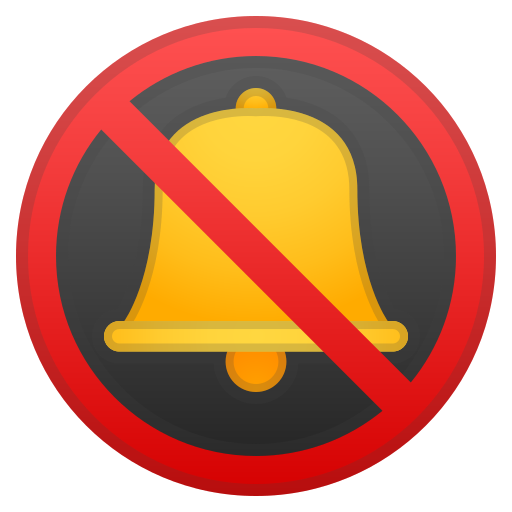 Bell, With, Slash Icon Free Of Noto Emoji Objects
