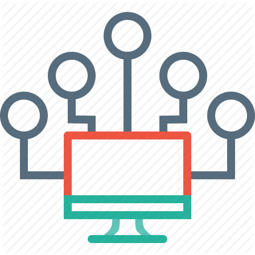 Computer, Connection, Master, Network, Node, Slave, Source Icon