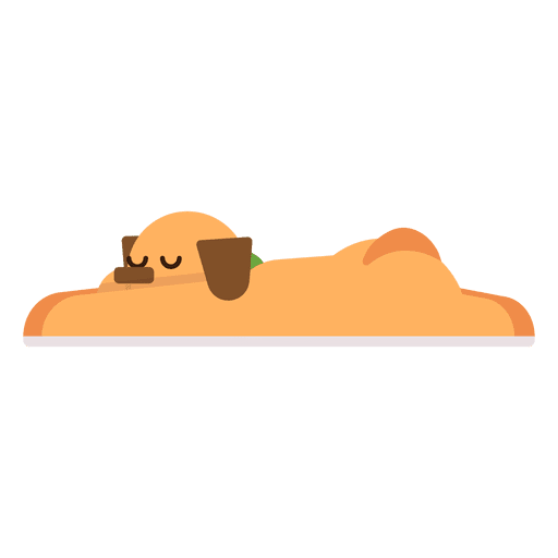 Sleeping Dog Illustration