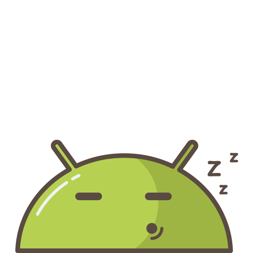 Mobile, Robot, Sleeping Icon