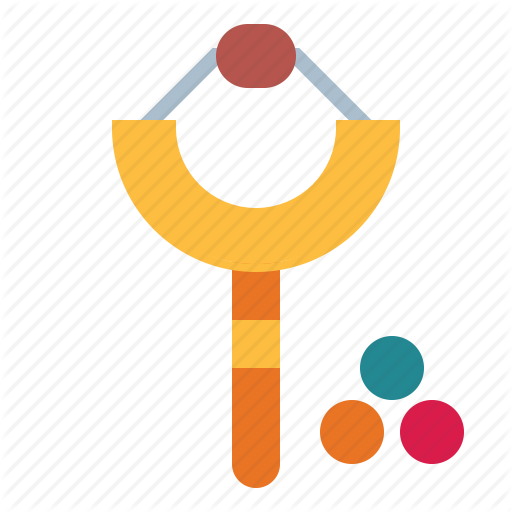 Miscellaneous, Slingshot, Stones, Toy, Weapon Icon