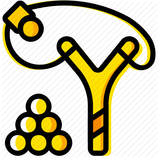 Outdoor, Slingshot, Wild, Yellow Icon