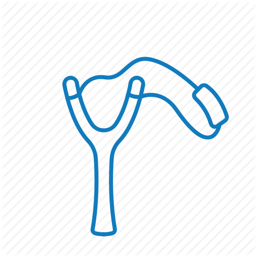 Shot, Slingshot, Stone, Weapon Icon