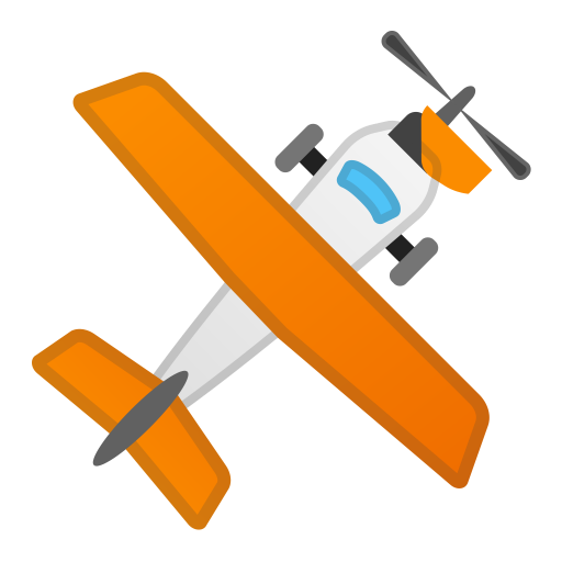 Small Airplane Icon Noto Emoji Travel Places Iconset Google