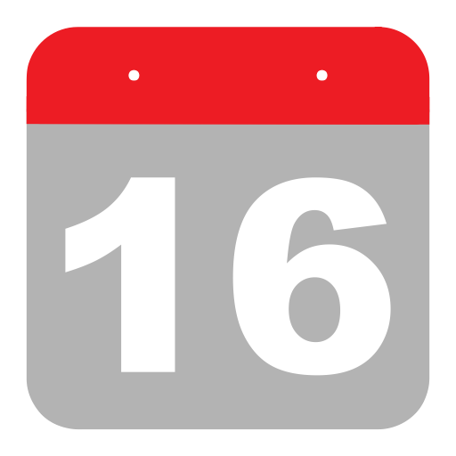 Six, Calendar, Event, Sixteen, One, Hovytech, Schedule Icon