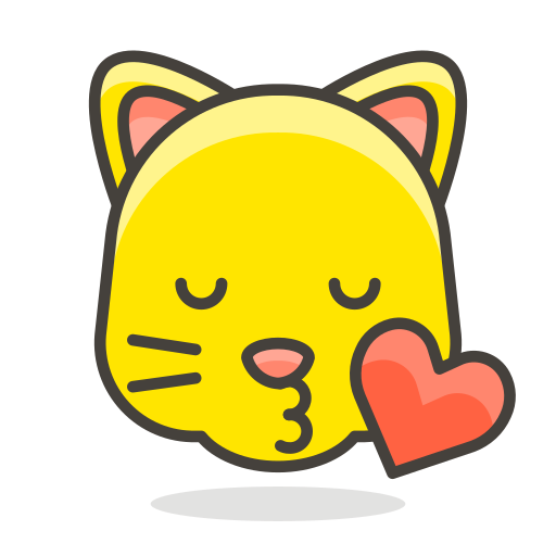 Kissing, Cat, Face Icon Free Of Free Vector Emoji