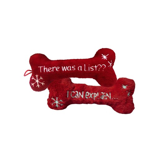 Huxley Kent Huxley Kent Plush Holiday Bone Small Bailey Blu