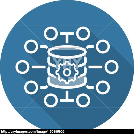 Small Data Icon Flat Design Vector