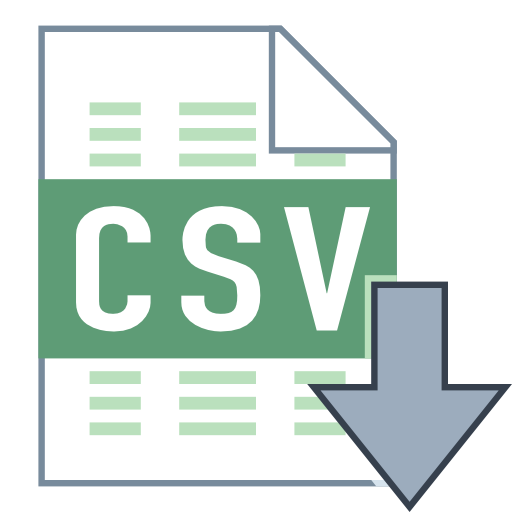 Small Icon Export To Csv Free Icons