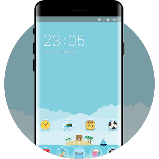 Small Island In The Free Android Theme U Launcher