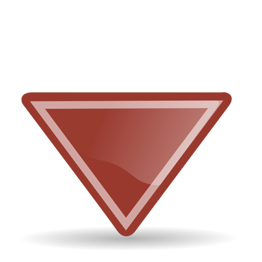 Small Triangular Down Arrow Icon Free Icons Download