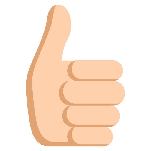 Thumbs Up Emoji Icon Sticker Various Sizes Large Self Adhesive