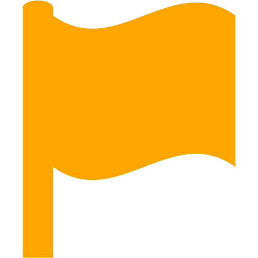 Orange Flag Icon
