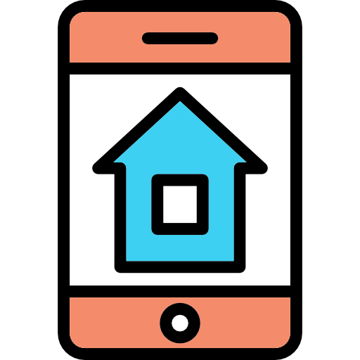 Smart Home, Technological, House, Buildings, Real Estate Icon