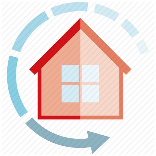 Arrow, Home, Home Automation, House, Smart Home Icon