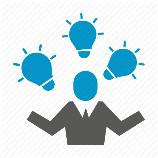 Idea, Innovation, Light Bulb, People, Smart Icon