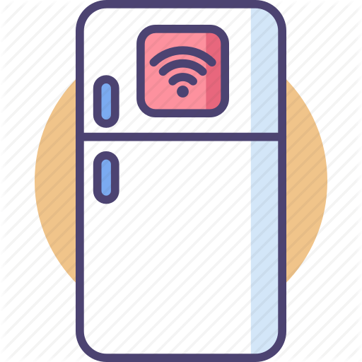 Food, Fridge, Kitchen, Refrigerator, Smart, Storage, Technology Icon