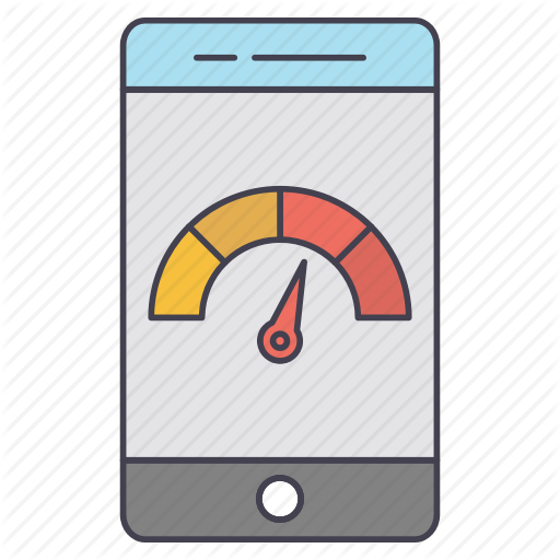 Meter, Mobile, Phone, Smart Icon