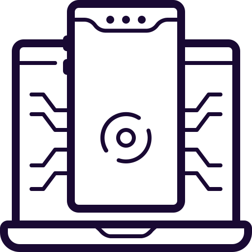 Care, Computer, Inspect, Laptop, Pc, Phone, Sync Icon Free